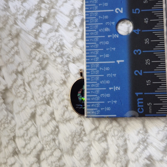 Vintage 14k Gold Onyx Sailboat Pendant - Picture 9 of 10